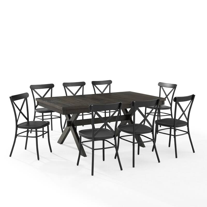 Crosley Hayden 9Pc Dining Set W/Camille Chairs