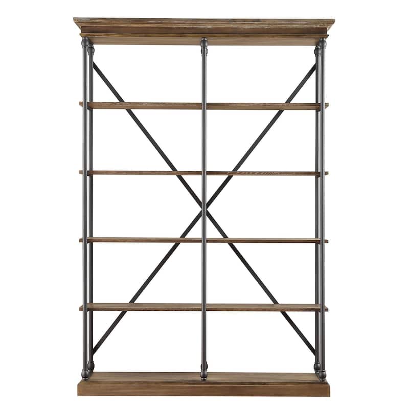 Barnstone Cornice Double Shelving Bookcase by iNSPIRE Q Artisan
