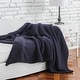 preview thumbnail 8 of 6, 60 in. x 72 in.Ink Blue Oversided Sherpa Throw Blanket(2 Pack Set of 2) Dark Blue