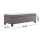 preview thumbnail 101 of 100, Mission Tufted Fabric Storage Ottoman Bench by Christopher Knight Home - 50.50"L x 18.75"W x 16.00"H