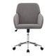 preview thumbnail 25 of 60, Velvet Home Office Chair, Ergonomic Swivel Study Desk Chair, Upholstered Vanity Chair with Backrest Seat and Metal Base