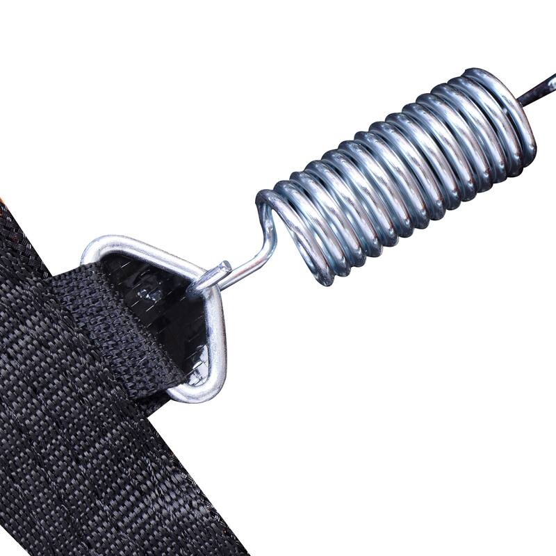 YC Springfree Trampoline - No-Gap Design, Green - Orange - 55