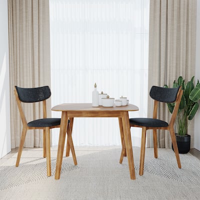 Rye Studio Santos 39 x 39 Mid-Century Walnut Square Dining Table