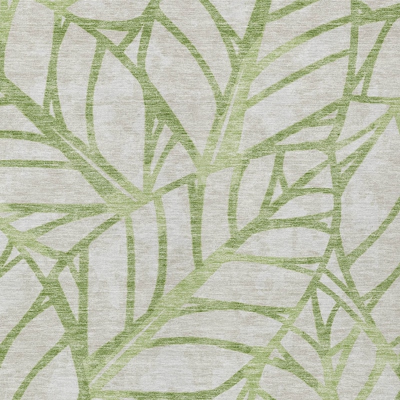 HomeRoots Floral Transitional Rectangle Outdoor Rug