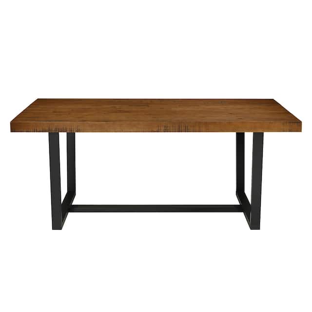 Middlebrook Solid Wood 72-inch Distressed Dining Table