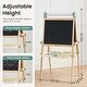 preview thumbnail 9 of 7, Tiny Land® Magnitales Easel for Kids - Green