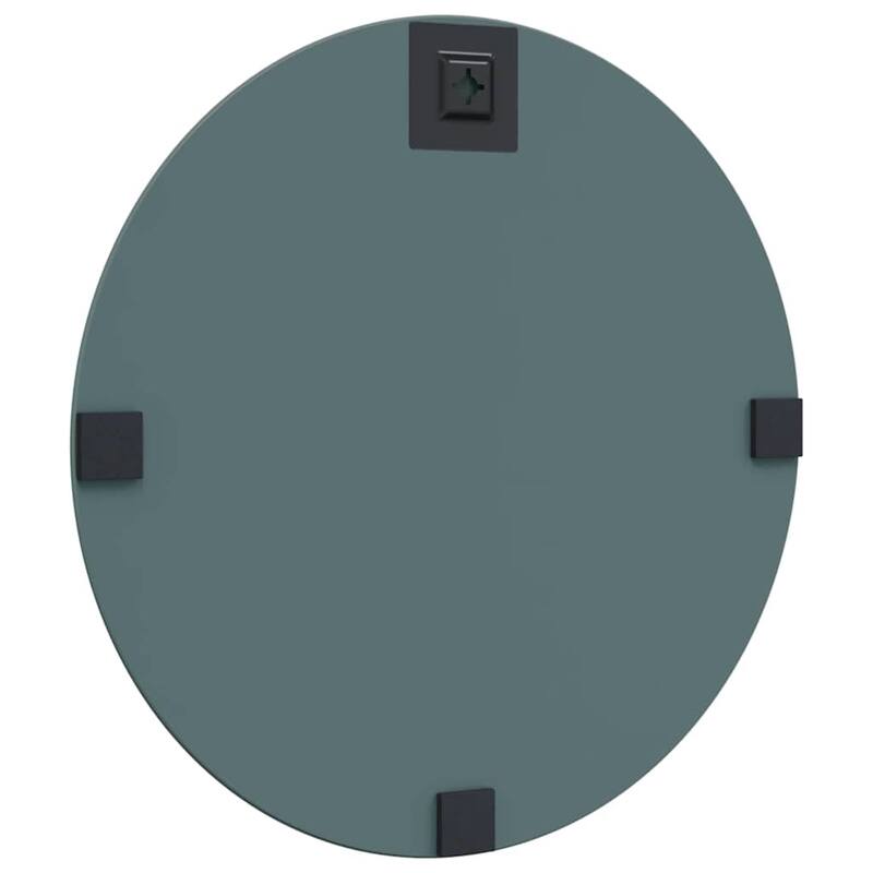 vidaXL Wall Mirror Square 15.75 x 15.75 in Tempered Glass