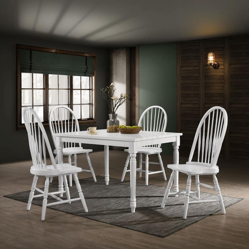 Rectangular Farmhouse Style Dining Table - 47.5" - White