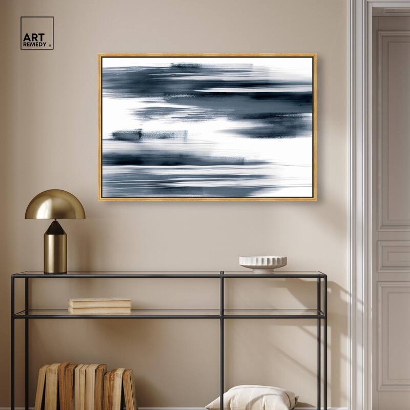 Blue Mirage II Canvas by Art Remedy