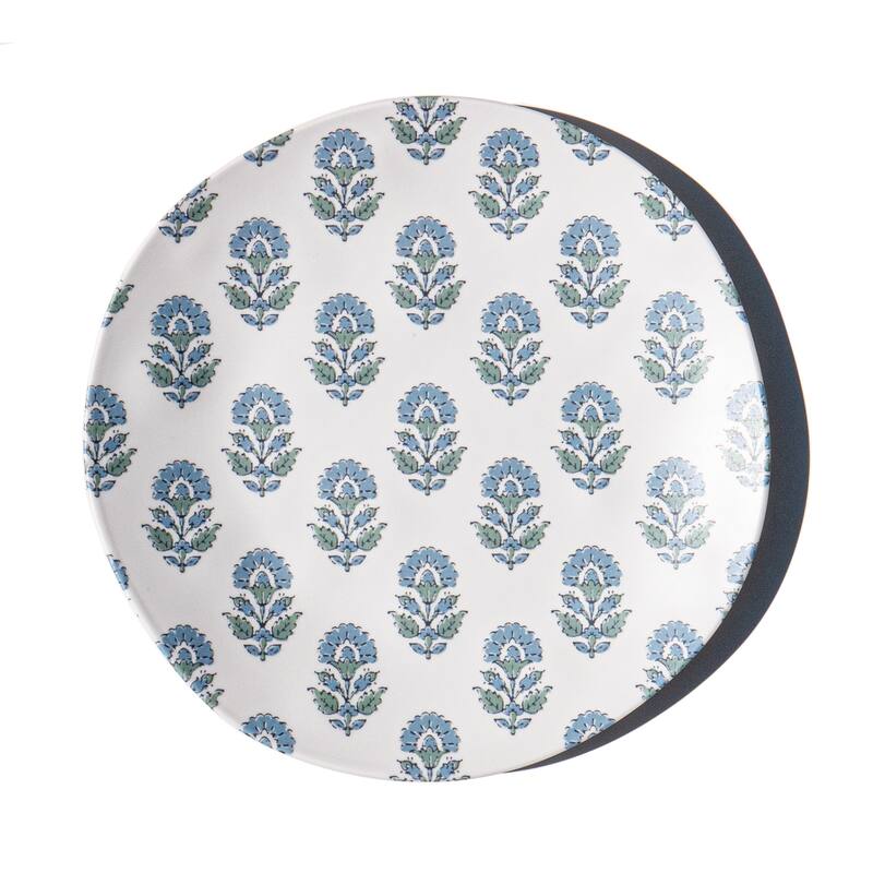 Abode Homewares Kashmir NewWave Melamine Salad Plate - 8.5" - Set of 6