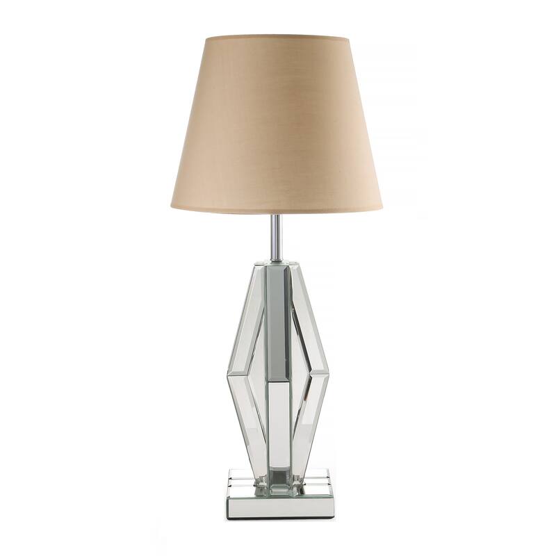 Decor 26 in. Tan Table Lamp - Tan