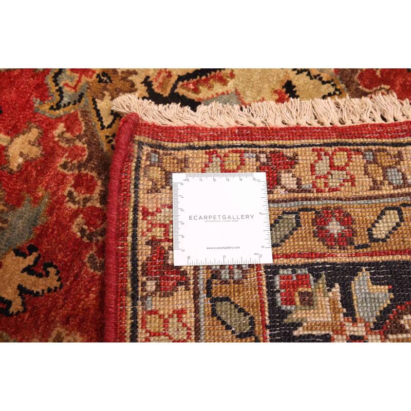 ECARPETGALLERY Hand-knotted Jules Sultane Red Wool Rug - 8'1 x 9'11