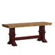 preview thumbnail 13 of 18, Eleanor Black Farmhouse Trestle Base Panel Back 6-piece Dining Set by iNSPIRE Q Classic