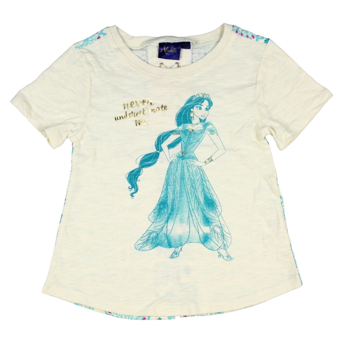 Shop Disney Aladdin Toddler Girls Jasmine Never Underestimate Me T Shirt Overstock 31662847