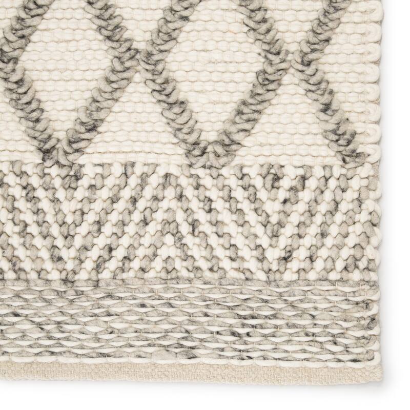 Janson Handmade Wool and Cotton Geometric Area Rug