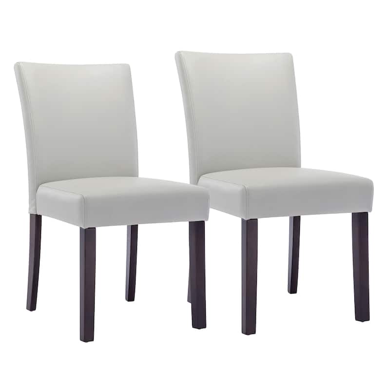 Alvin Upholstered Dining Chair Set of 2 - Light Grey