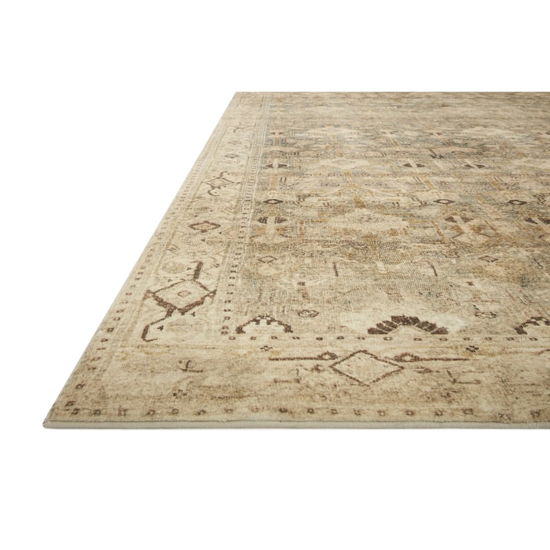 Alexander Home Sara Distressed Perisan Ultra Plush Area Rug