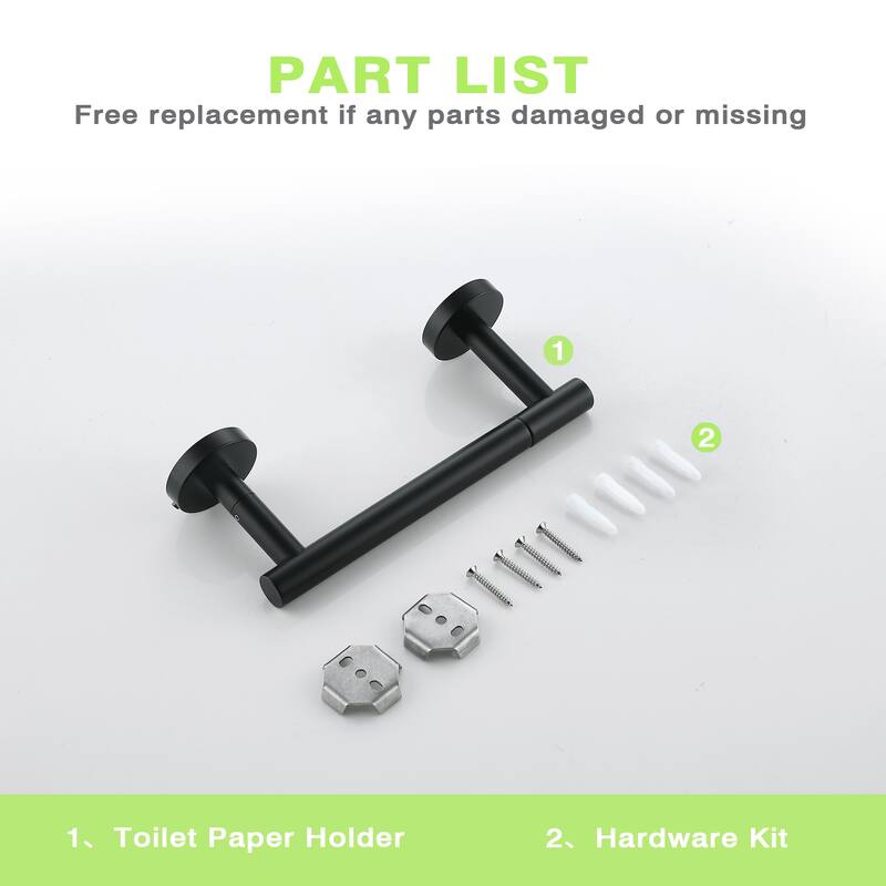 Two Post Wall Mount Toilet Paper Holder