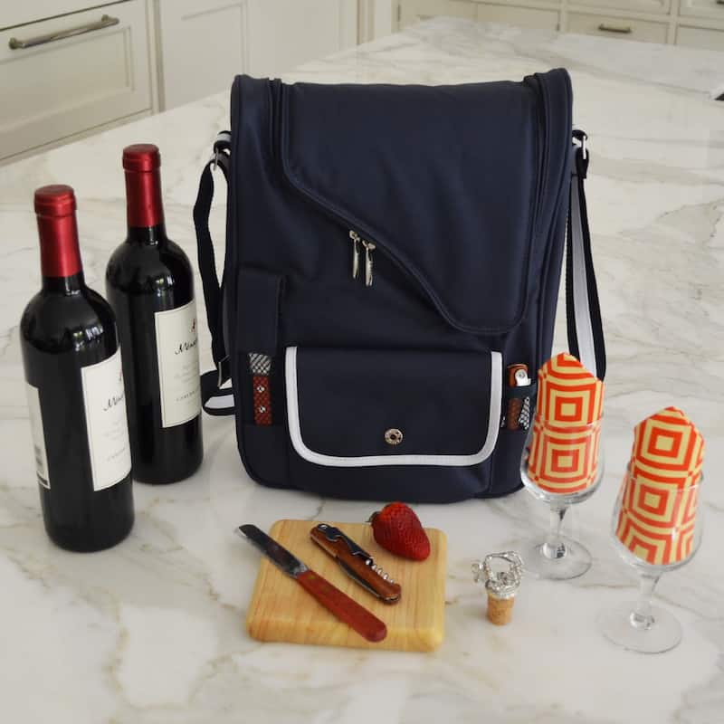 Picnic at Ascot - Wine & Cheese Cooler Bag