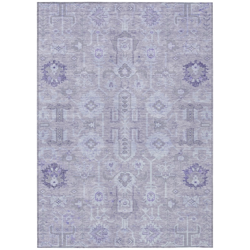 Machine Washable Indoor/ Outdoor Chantille Traditional Boho Rug