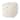 Mercana "Amaira" Cream / Black / White Patterned Wool & Cotton Square Pouf