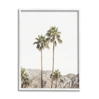Stupell Looming Palm Trees Photography Framed Giclee Art Design by Sisi ...