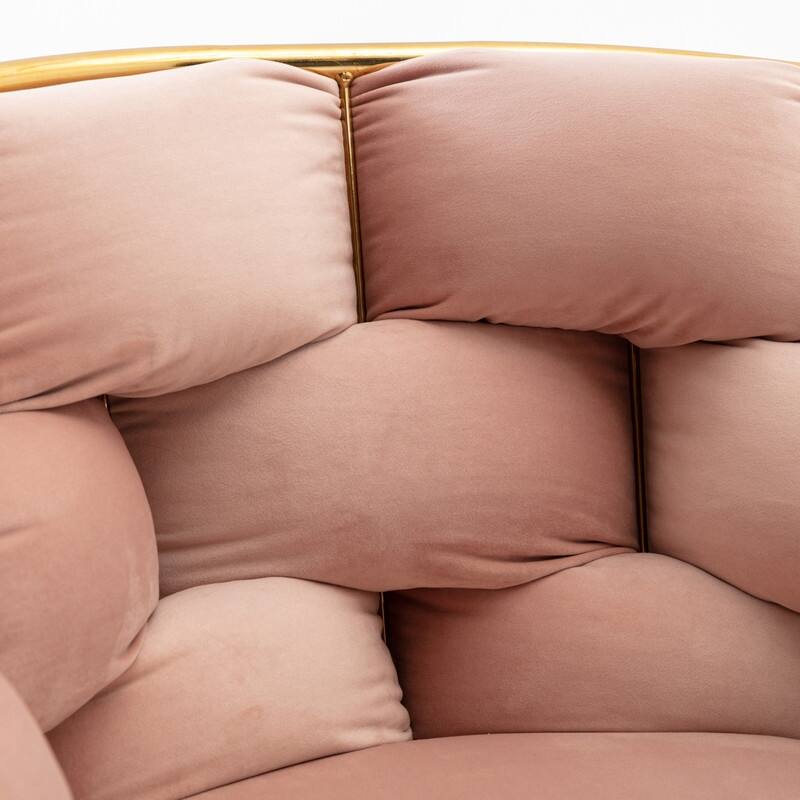 Set of 2 Velvet Accent Chairs - Modern Stool for Bedroom Dresser, Vanity, and Seating