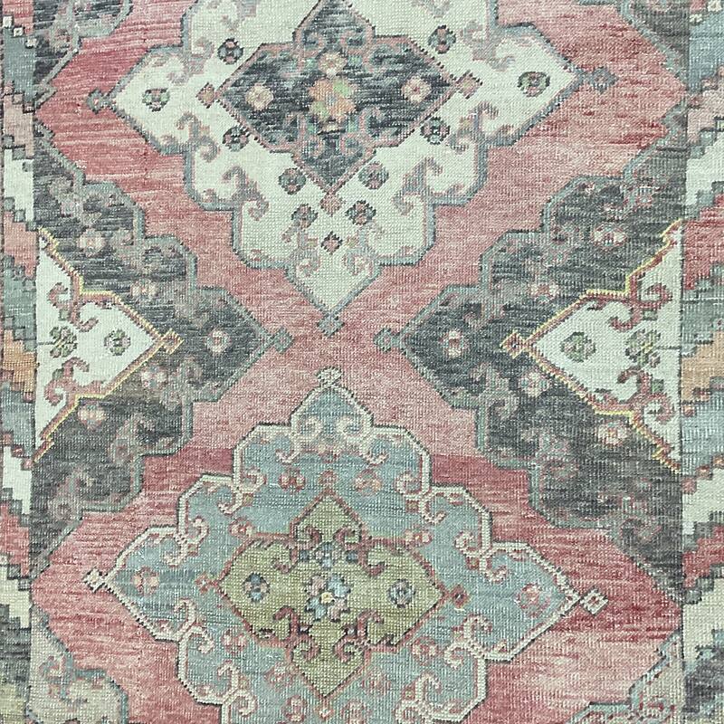 HERAT ORIENTAL Handmade Turkish Oushak Wool Runner - 3'3" x 11'2"