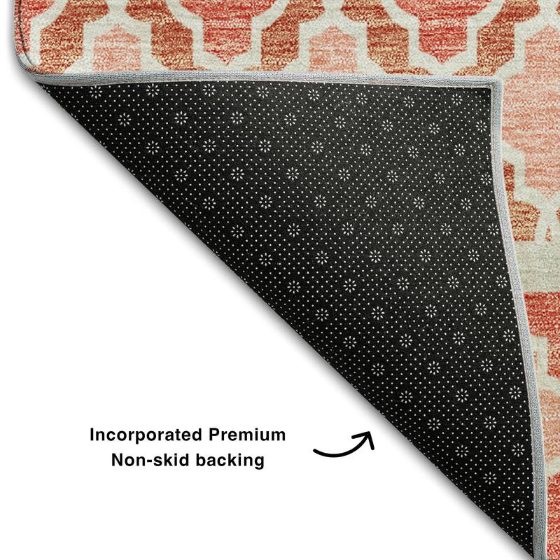 Premium Washable Super Soft Boho Stripes Mayfield Rug