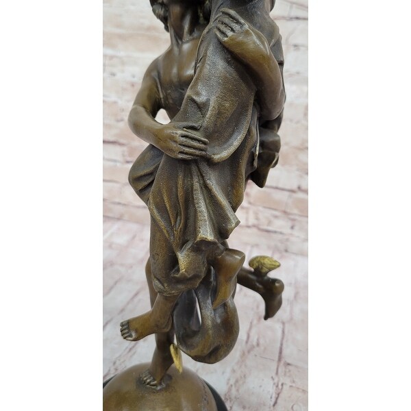 Hermes Flying Mercury And Pandora Greek Mythology Bronze
