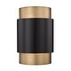 preview thumbnail 1 of 9, Z-Lite 739S Harlech 2 Light Wall Sconce Bronze / Rubbed Brass