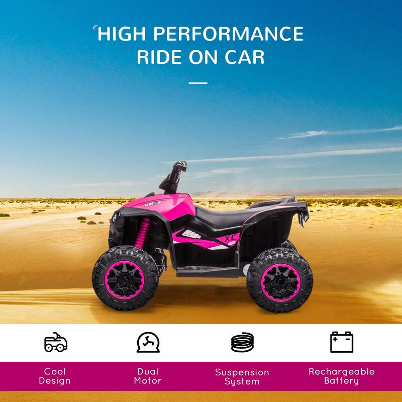 Ride on Motorcycle with Wear-Resistant Tires, 12V Electric Off-Road Toy with Headlight, Battery Powered Electric Car