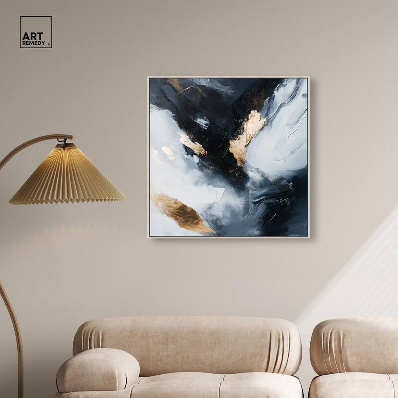 Golden Spark II Canvas by Art Remedy