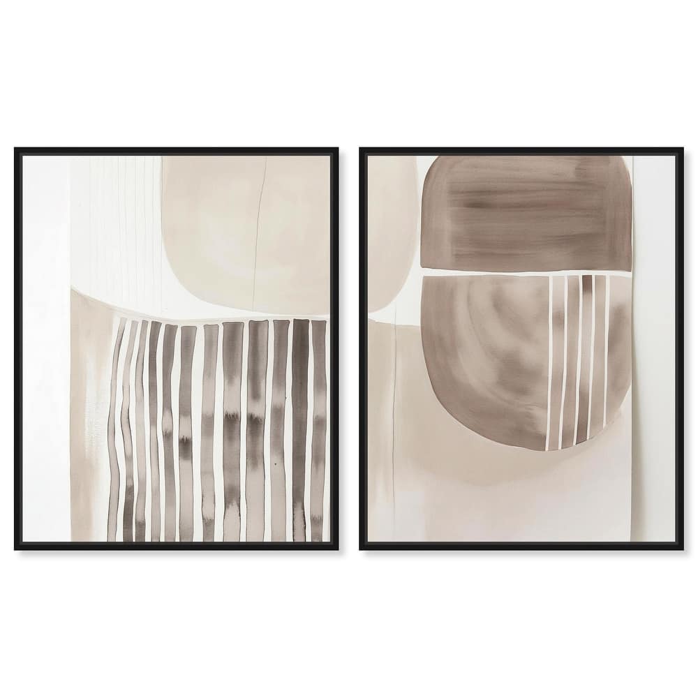 Elements of Quiet Canvas Set of 2 by Art Remedy