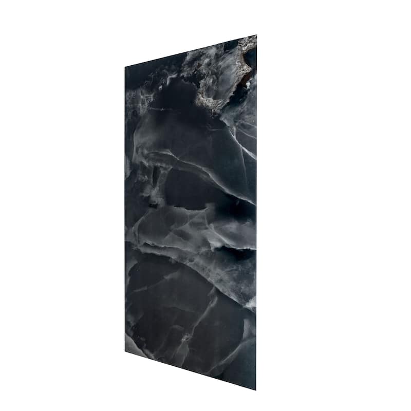 Industry Tile 24x48 Onyx Black polished porcelain tile