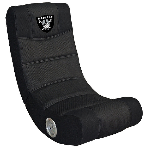 Video Gaming Chair W/Bluetooth - NFL- Oakland Raiders