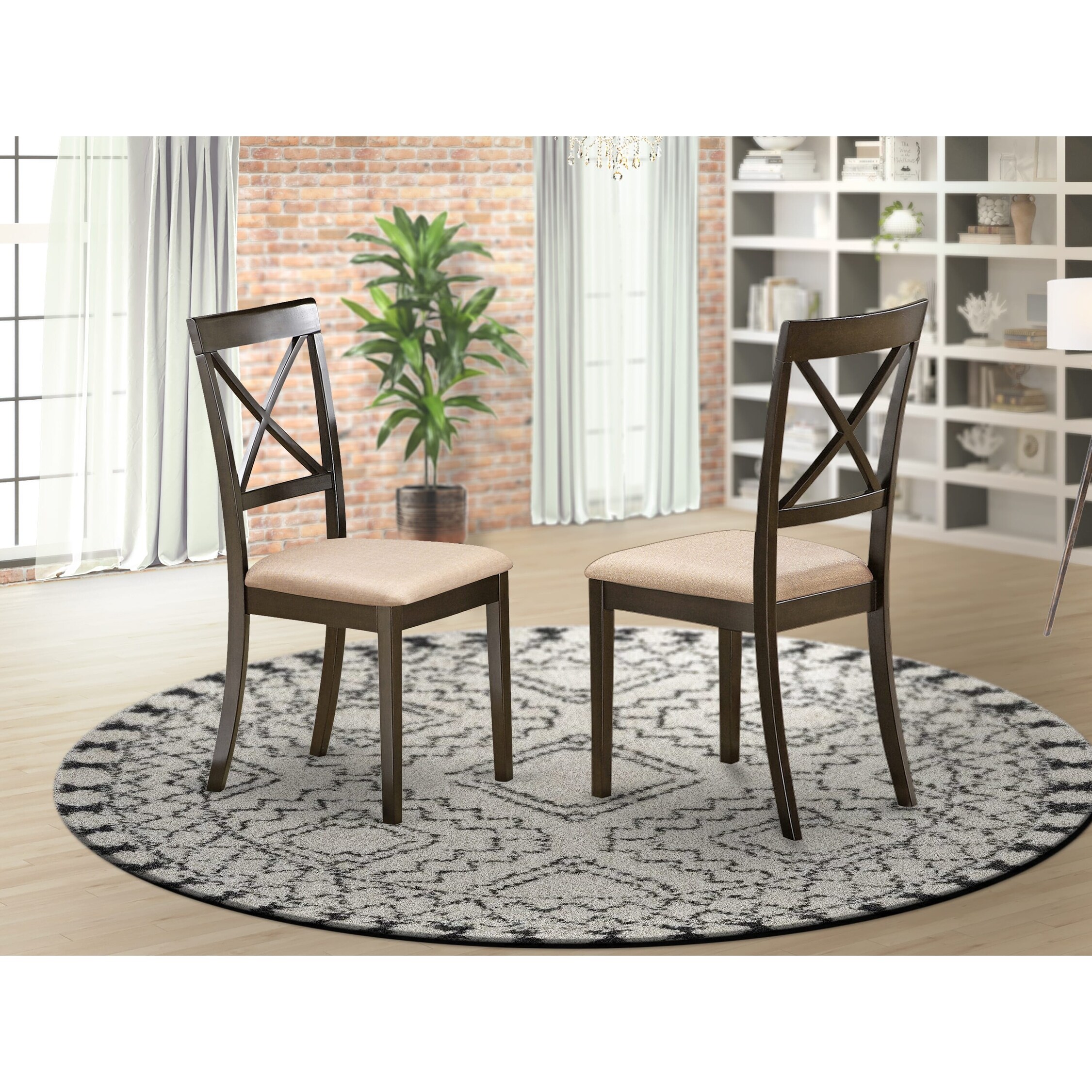 Double seat on sale dining chair