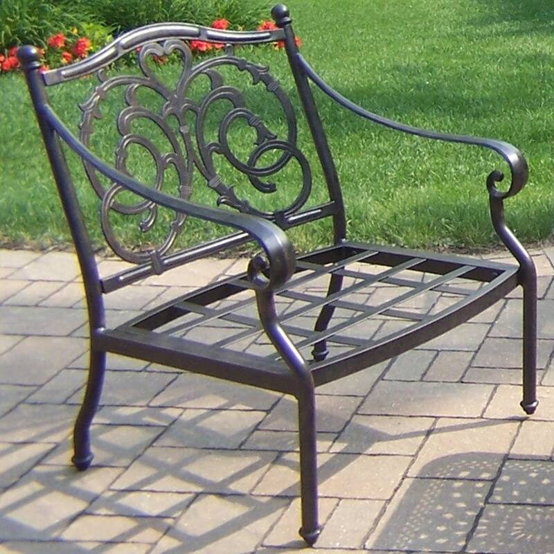 Aluminum Deep Seating Redish Pink Double-Cushioned Outdoor Brown Patio Club Chair