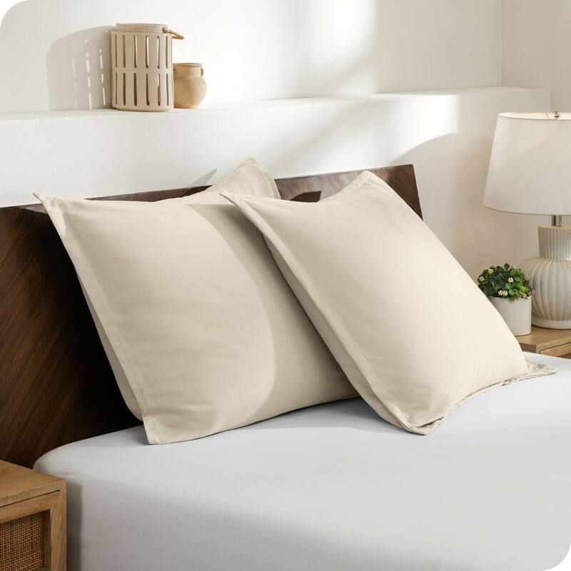 Bare Home Double Brushed Pillow Shams (Set of 2)