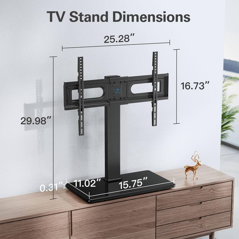 Universal Swivel TV Stand Mount for 3765,70,75 Inch LCD OLED Flat