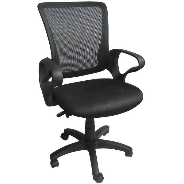 JHK Mid-Back Mesh Office Chair – Ergonomic Computer Task Chair With Armrests
