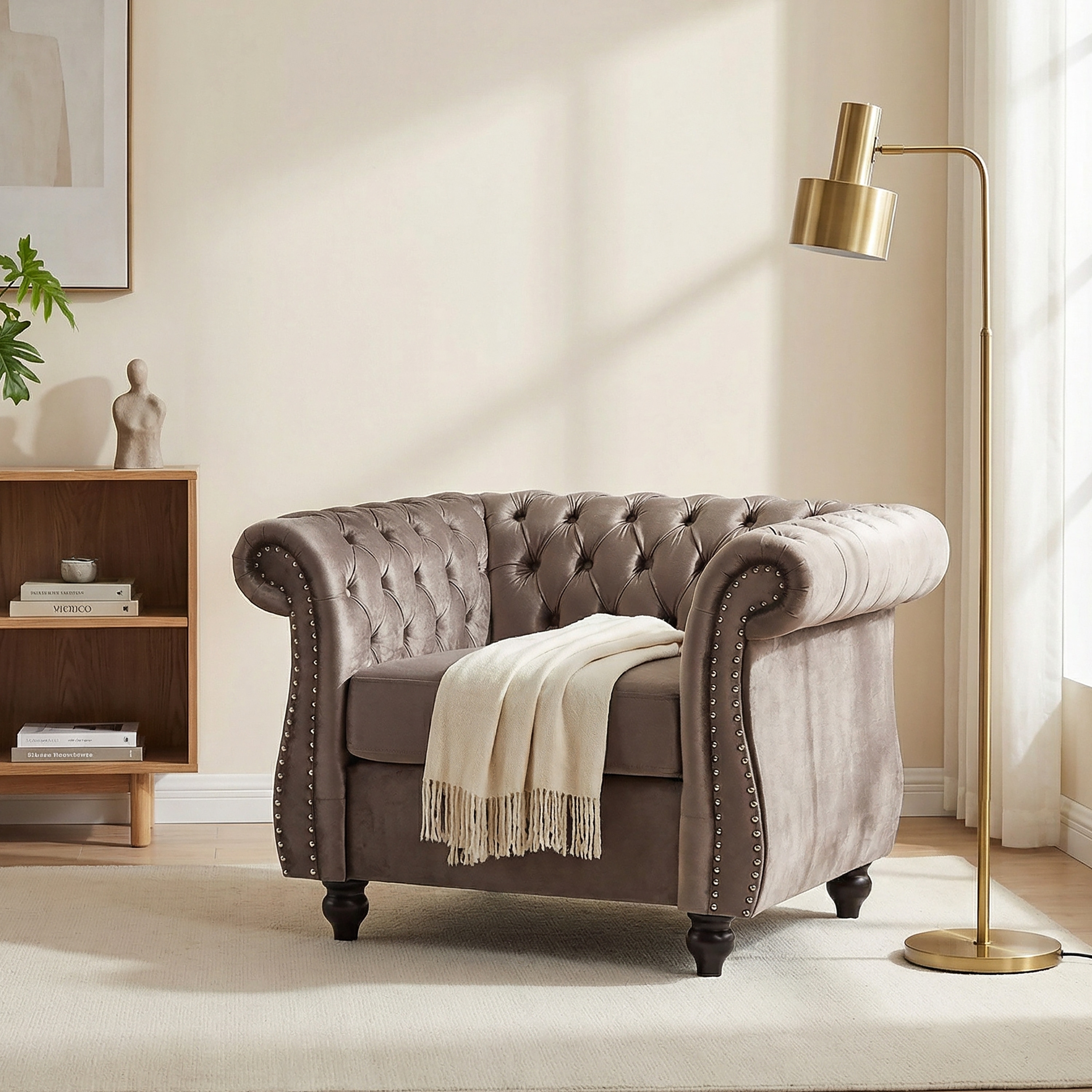 Westminster Chesterfield Club Chair by Christopher Knight Home