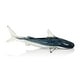 preview thumbnail 3 of 1, Decorative Glass Wildlife Blue Shark Imitation Figurine Large