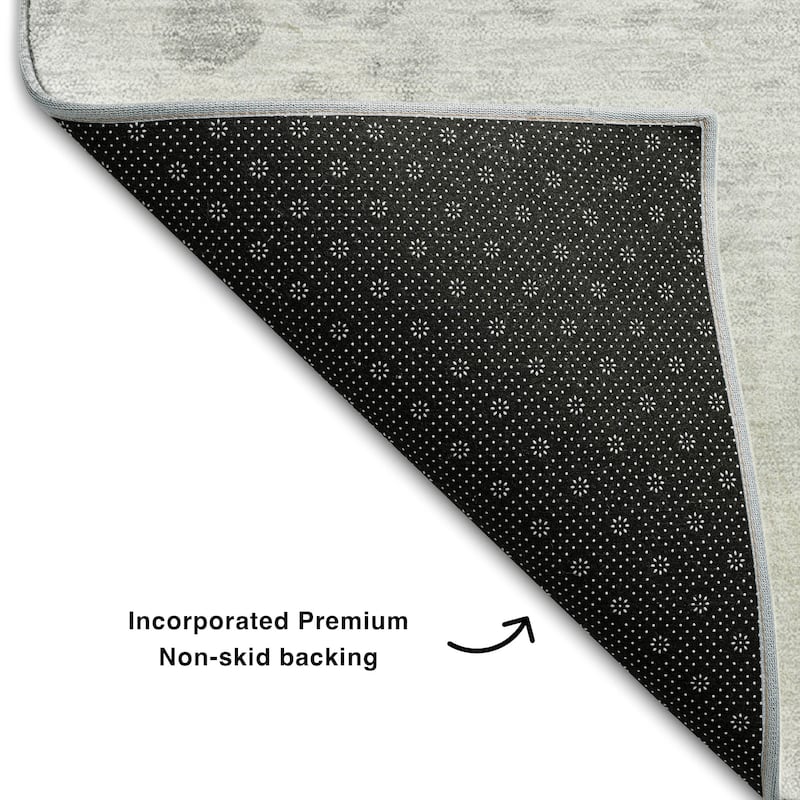 Premium Washable Super Soft Abstract Ink Mayfield Rug