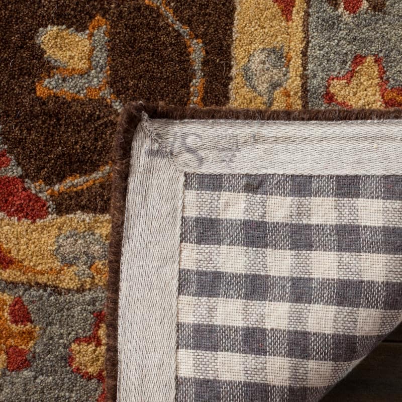 SAFAVIEH Handmade Heritage Ikat Marsh Traditional Oriental Wool Rug