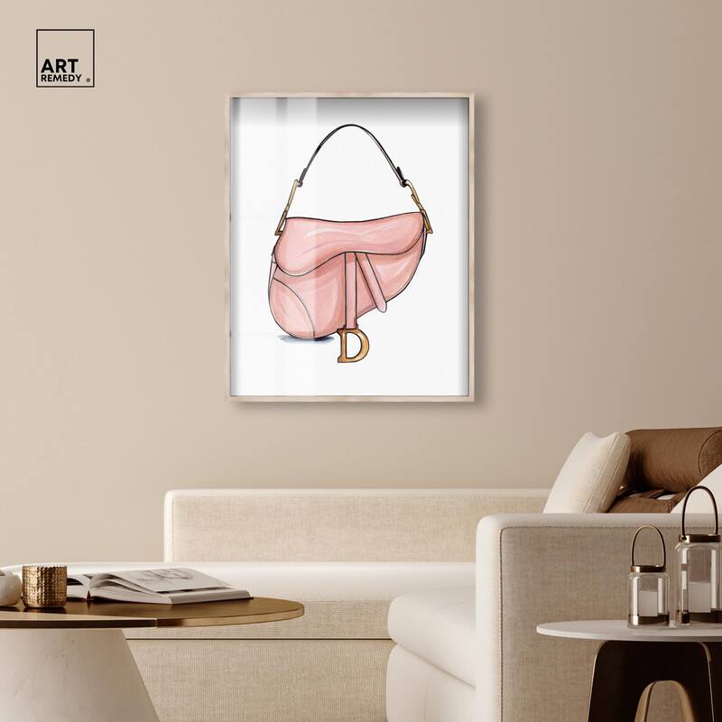 Doll Memories - Blush Pink Bag Shadowbox by Art Remedy