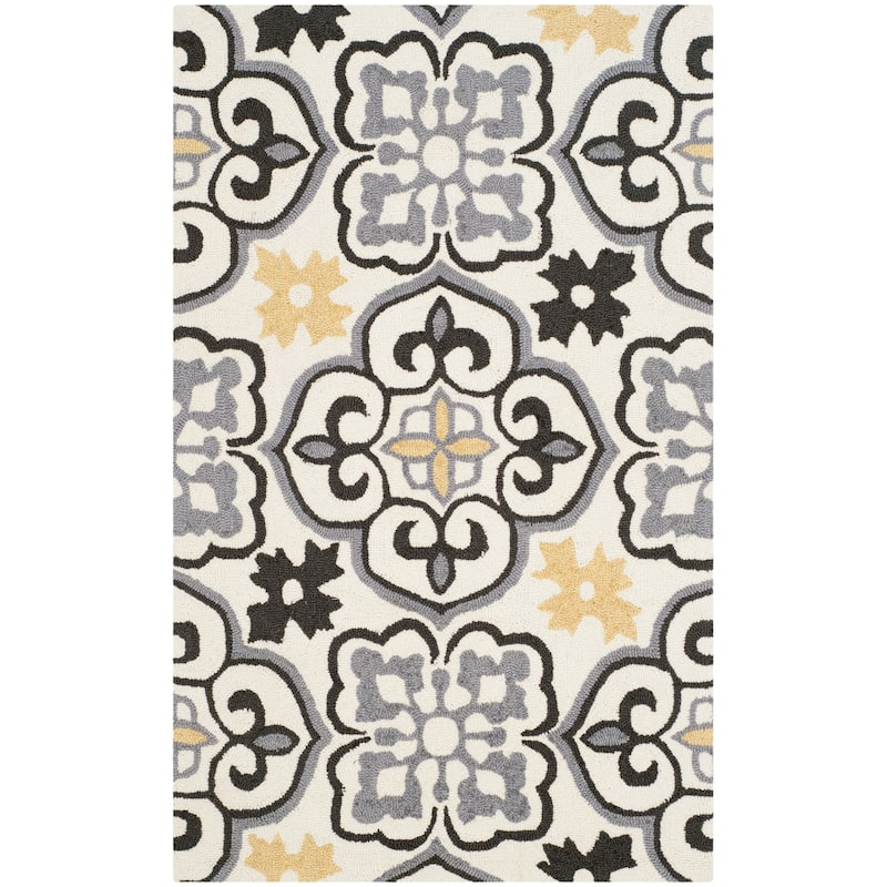 SAFAVIEH Handmade Four Seasons Alberdina Floral Rug