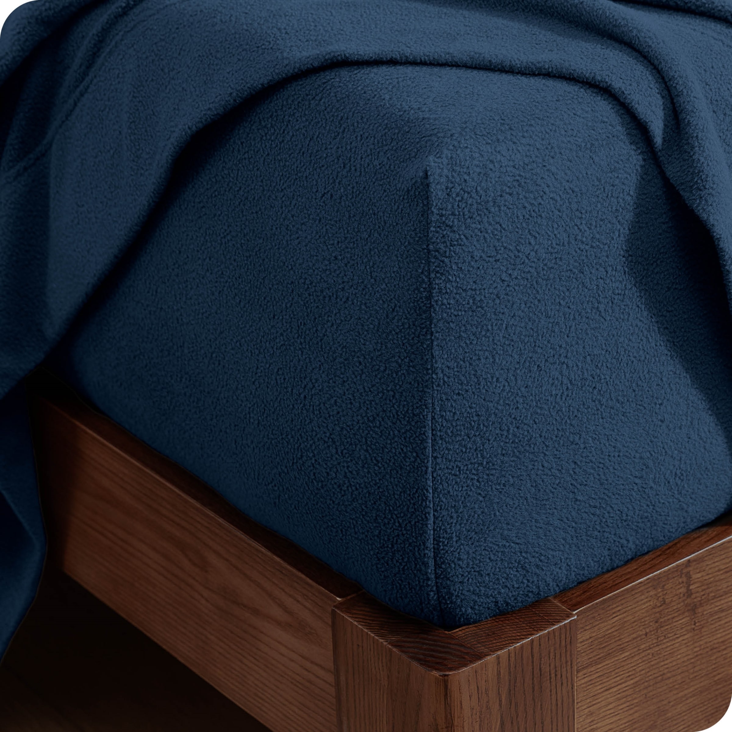 Fleece fitted sales bottom sheet