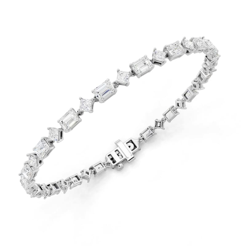 Auriya 14K Gold Lab Grown Diamond Tennis Bracelet 5 2/5 ct. tw. (E-F VS)