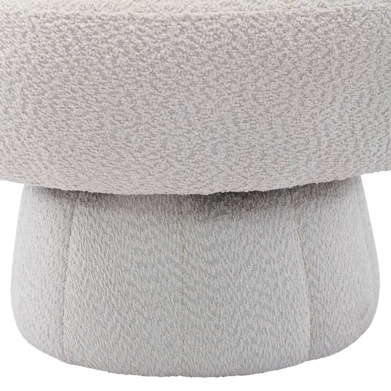 360 Degree Swivel Cuddle Barrel Accent Chairs with Wide Upholstered